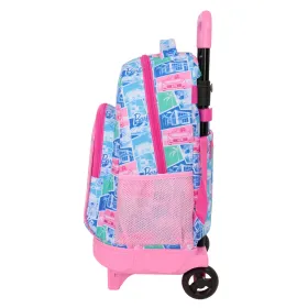 Mokyklinė kuprinė su ratukais Barbie Spalvotas 33 x 45 x 22 cm