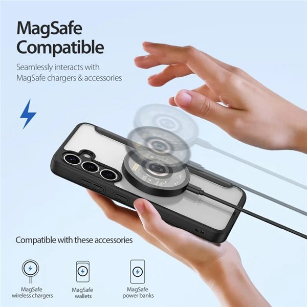 Dėklas Dux Ducis Skin X Pro skirtas Samsung S931 S25 juodas