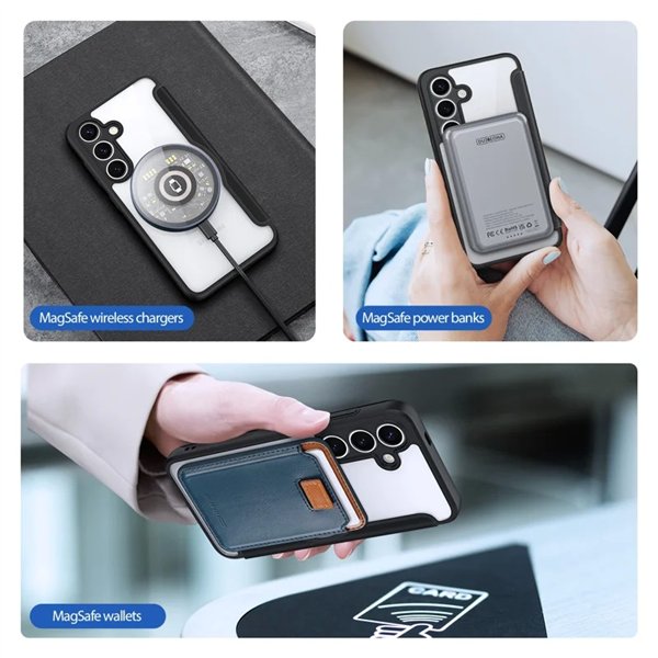 Dėklas Dux Ducis Skin X Pro skirtas Samsung S931 S25 juodas