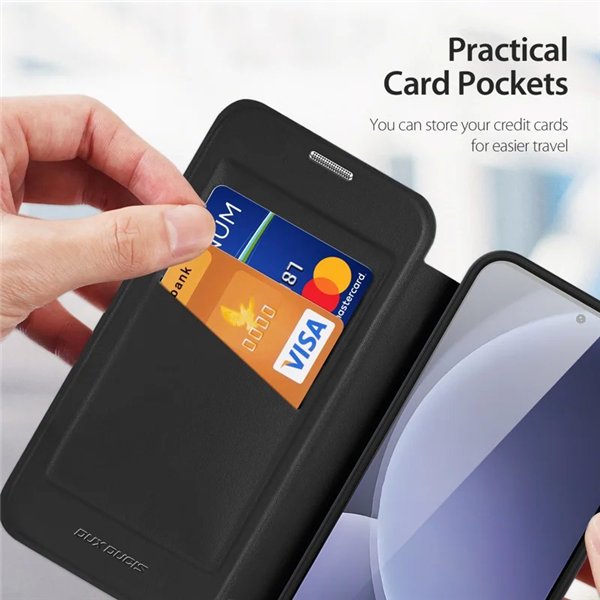 Dėklas Dux Ducis Skin X Pro skirtas Samsung S931 S25 juodas