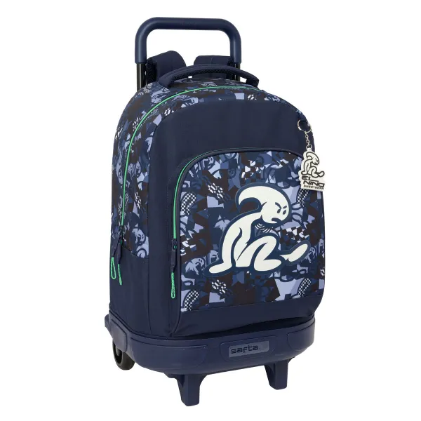 Школьный рюкзак с колесиками El Niño Navy Тёмно Синий 33 x 45 x 22 cm