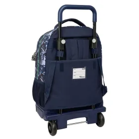 Mokyklinė kuprinė su ratukais El Niño Navy Tamsiai mėlyna 33 x 45 x 22 cm