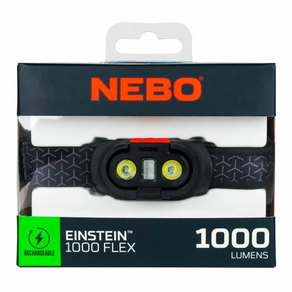 LED žibintuvėlis Nebo Einstein™ 1000 Flex 1000 Lm