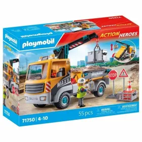 Sunkvežimis su kranu Playmobil 71750 Mėlyna