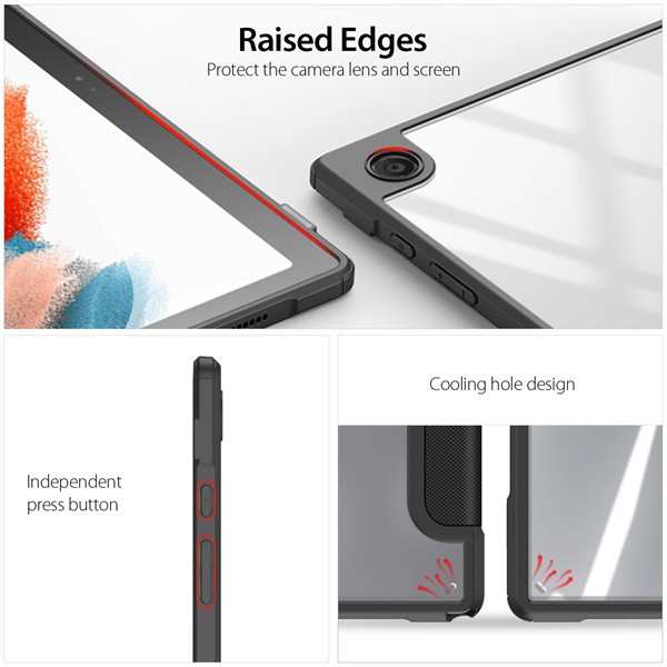 Case Dux Ducis Toby Samsung X200/X205 Tab A8 10.5 2021 black