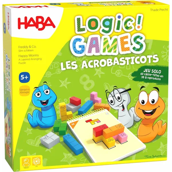 Spēlētāji HABA Logic Games - Happy Worms