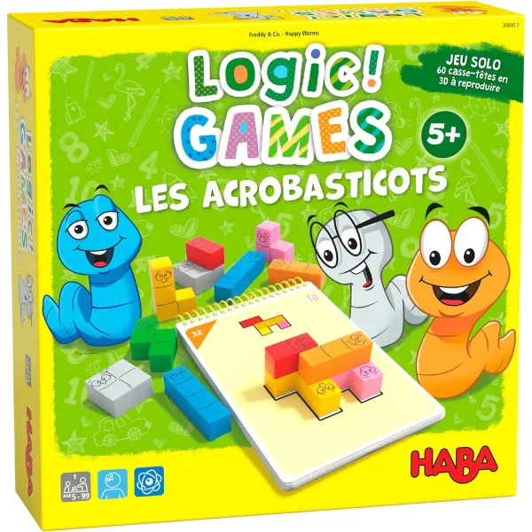 Spēlētāji HABA Logic Games - Happy Worms