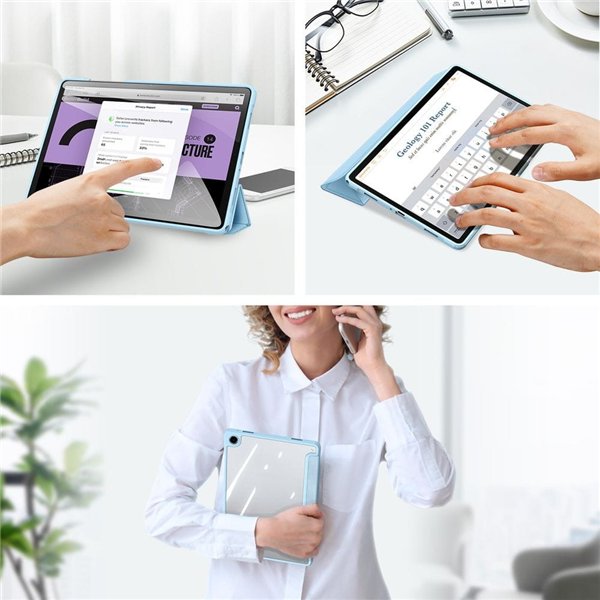 Case Dux Ducis Toby Samsung X210/X215/X216 Tab A9 Plus 11.0/X230/X235/X236 Tab A11 Plus 11.0 blue