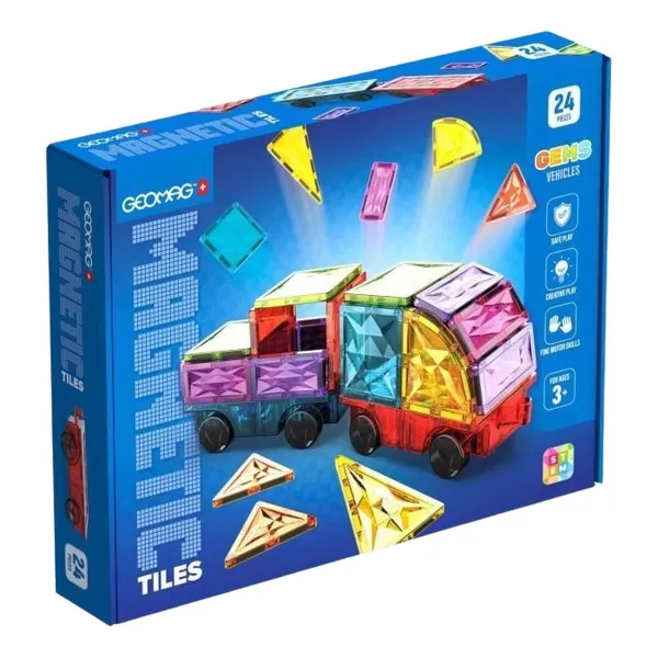 Rakennussetti Geomag 24 Kappaletta