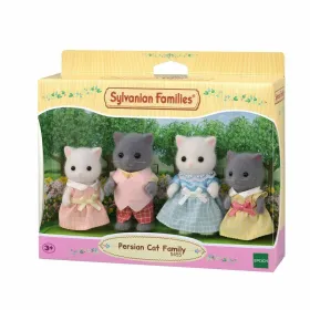 Set of Dolls   Sylvanian Families 5455 The Persian Cat Family 4 x 4 x 9 cm 4 Pieces (4 Units)