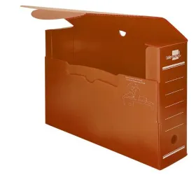 Tiedostolaatikko Liderpapel DF08 Ruskea (5 osaa)