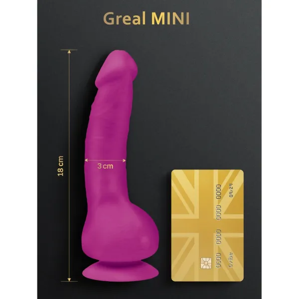 Дилдо Gvibe Greal Mini Фуксия
