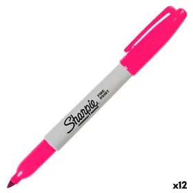 Permanent marker Sharpie Magenta 1,4 mm (12 Units)
