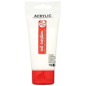 Acrylic paint Talens White 75 ml (3 Units)