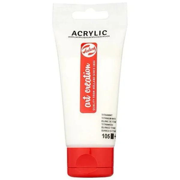 Акриловая краска Talens Белый 75 ml (3 штук)