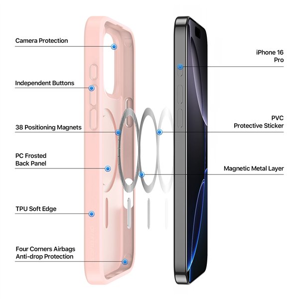 Case Dux Ducis Yind Apple iPhone 16 Pro black