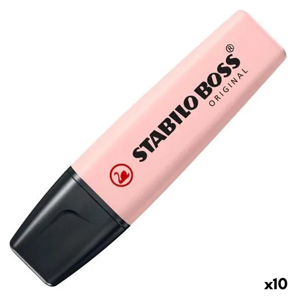 Fluorescencinis žymeklis Stabilo NATURECOLORS WILDFLOWE Šviesiai rožinis (10 vnt.)