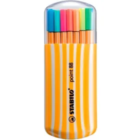 Set of Felt Tip Pens Stabilo POINT 88 Multicolour 20 Pieces (10 Units)