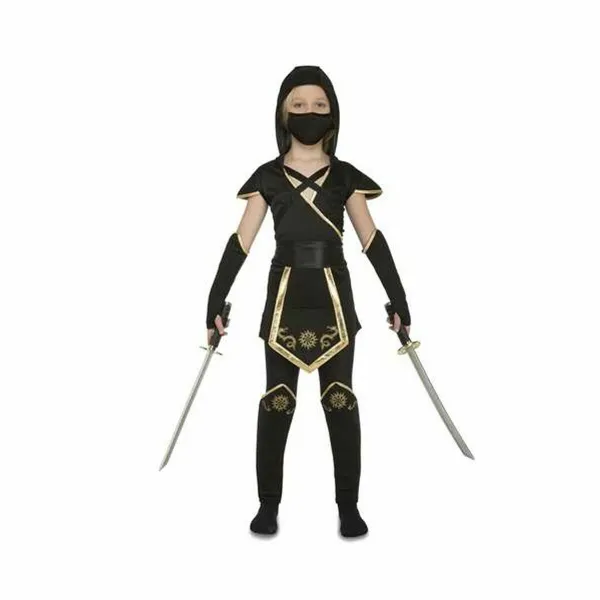 Lasten asut My Other Me Musta Ninja (5 Kappaletta)