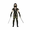 Lasten asut My Other Me Musta Ninja (5 Kappaletta)