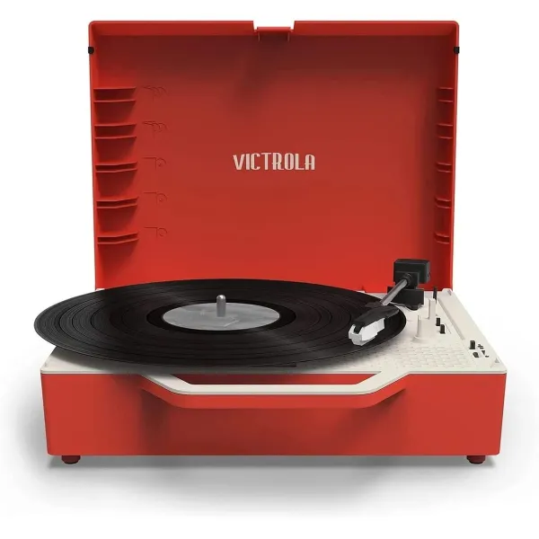 Patefonas Victrola Re-Spin Raudona