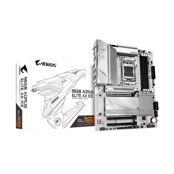 Mātesplate Gigabyte B650 AORUS ELITE AX ICE AMD B650 AMD AM5