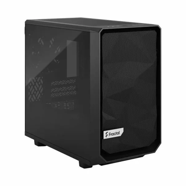 ATX pusiau bokšto tipo korpusas Fractal Design Meshify 2 Nano Juoda