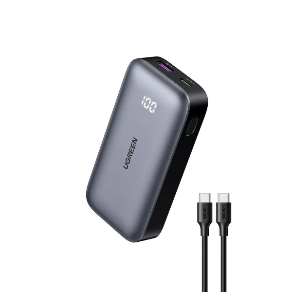 Powerbank Ugreen 25185 Pelēks 10000 mAh
