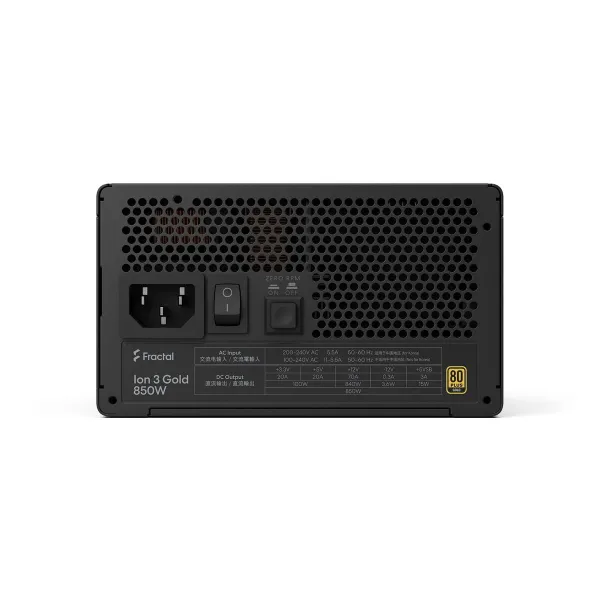 Strāvas padeve Fractal Design FD-P-IA3G-850-EU 850 W 80 Plus Gold