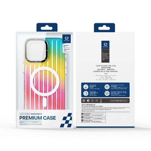 Case Dux Ducis Zest Apple iPhone 16 Pro Max Gradient Rainbow