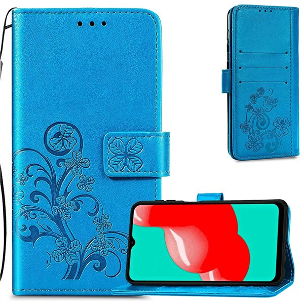 Case Flower Book Samsung A165 A16 4G/A166 A16 5G blue