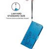 Case Flower Book Samsung A165 A16 4G/A166 A16 5G blue