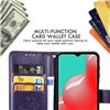 Case Flower Book Samsung A226 A22 5G violet