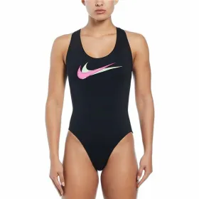 Sieviešu Peldkostīms Nike Multi Logo Melns