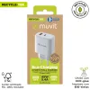 Sieninis įkroviklis Muvit for Change MCD356 Balta 18 W 45 W