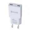 Auto Lādētājs Muvit for Change HC-263C Balts 30 W
