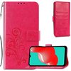 Case Flower Book Samsung A566 A56 5G rose-red