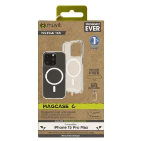 Pārvietojams Pārsegs Muvit for Change iPhone 15 Pro Max Clear Magnētisks
