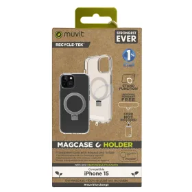 Pārvietojams Pārsegs Muvit for Change iPhone 15 Clear iPhone 15 Magnētisks