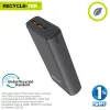 Powerbank Muvit for Change DP200G-R-PD Melns 20 W