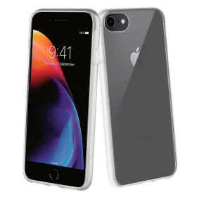 Pārvietojams Pārsegs Muvit iPhone 7 | iPhone 8 | iPhone SE 2020 Melns Caurspīdīgs iPhone SE