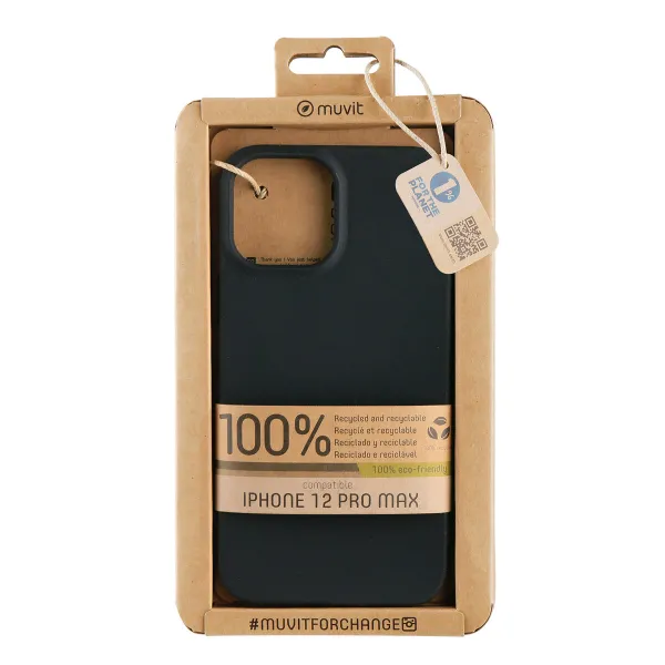 Pārvietojams Pārsegs Muvit for Change iPhone 12 Pro Max Melns iPhone 12 Pro Max