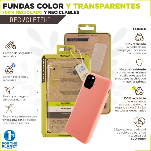 Pārvietojams Pārsegs Muvit for Change Samsung Galaxy A14 4G/5G Samsung Galaxy A14 5G