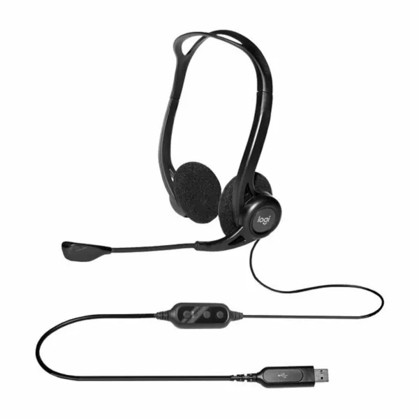 Austiņas ar Mikrofonu Logitech 960 Melns