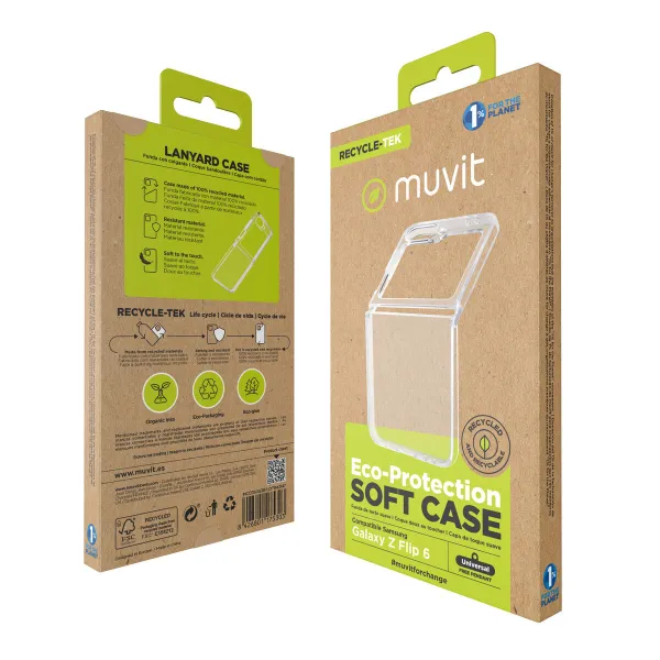 Mobiliojo telefono dėklas Muvit for Change Galaxy Z Flip6