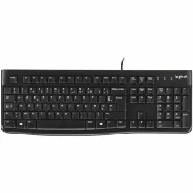 Näppäimistö Logitech K120 Musta Ranska AZERTY