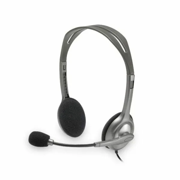 Austiņas ar Mikrofonu Logitech 981-000271           2 x Jack 1,4 m