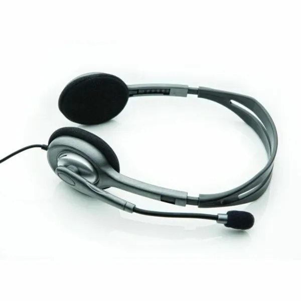 Austiņas ar Mikrofonu Logitech 981-000271           2 x Jack 1,4 m