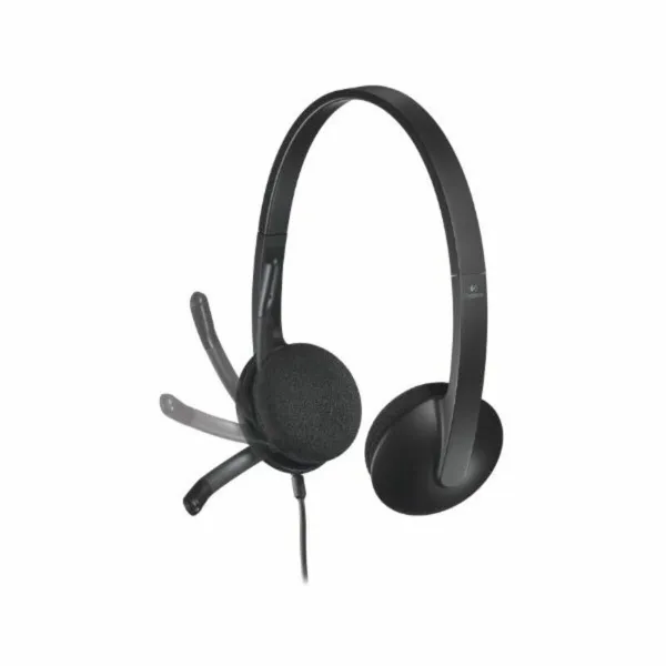 Austiņas ar Mikrofonu Logitech H340 Melns
