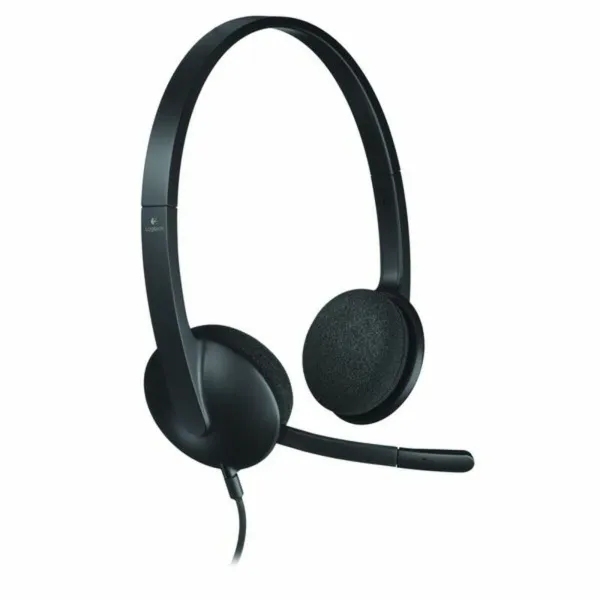 Austiņas ar Mikrofonu Logitech H340 Melns